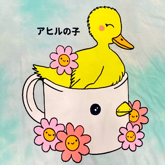 Duck In A Mug Tye-Dye Graphic T-Shirt - Size Large - NWT - Picture 2 of 3